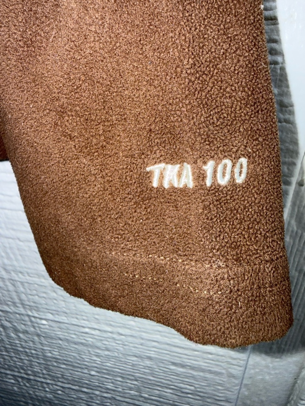 Vintage The North Face Fleece Jacket Women TKA 100 Brown Ax3 Size Large - Picture 4 of 9